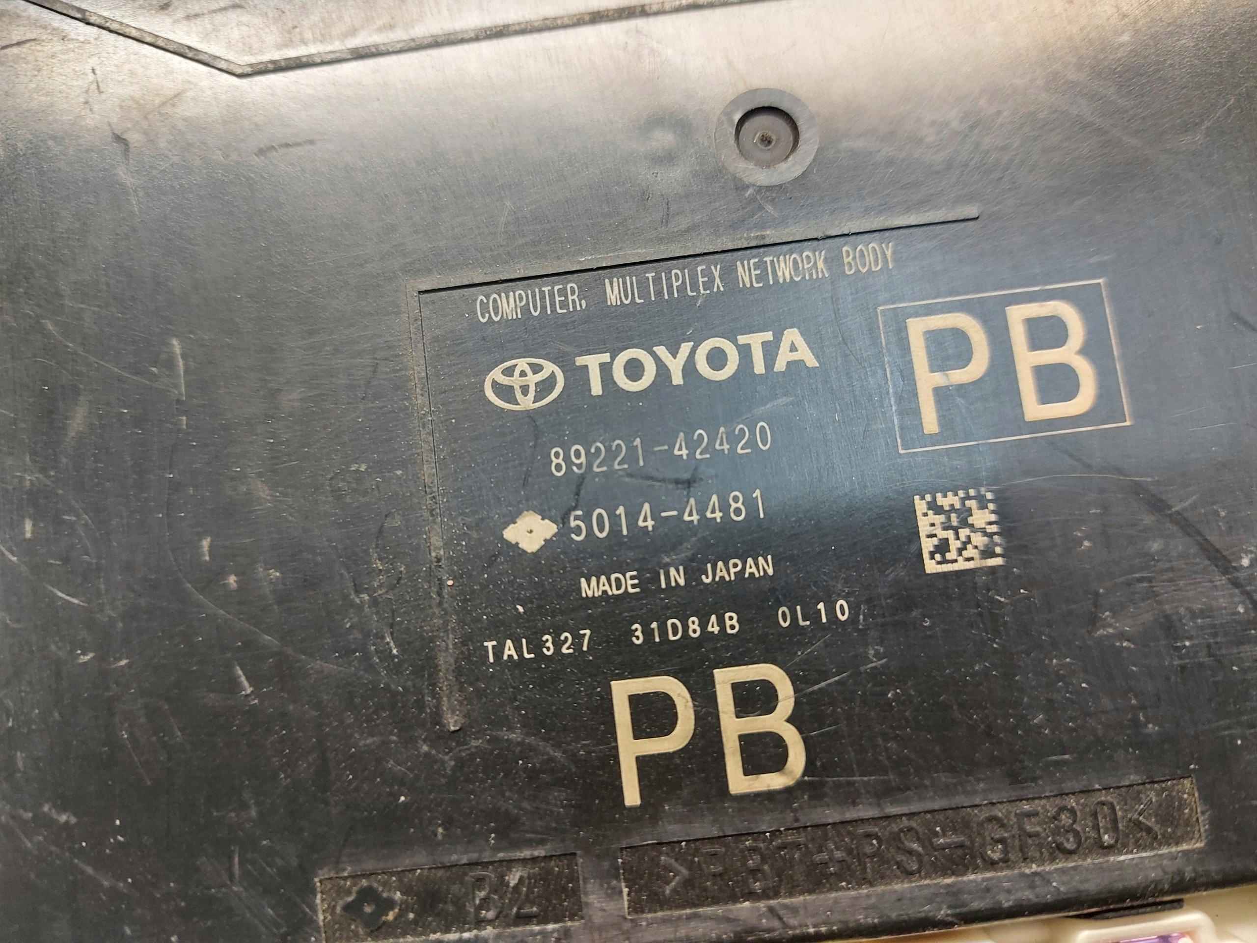 TOYOTA RAV-4 module control unit komfortu 89221-42420