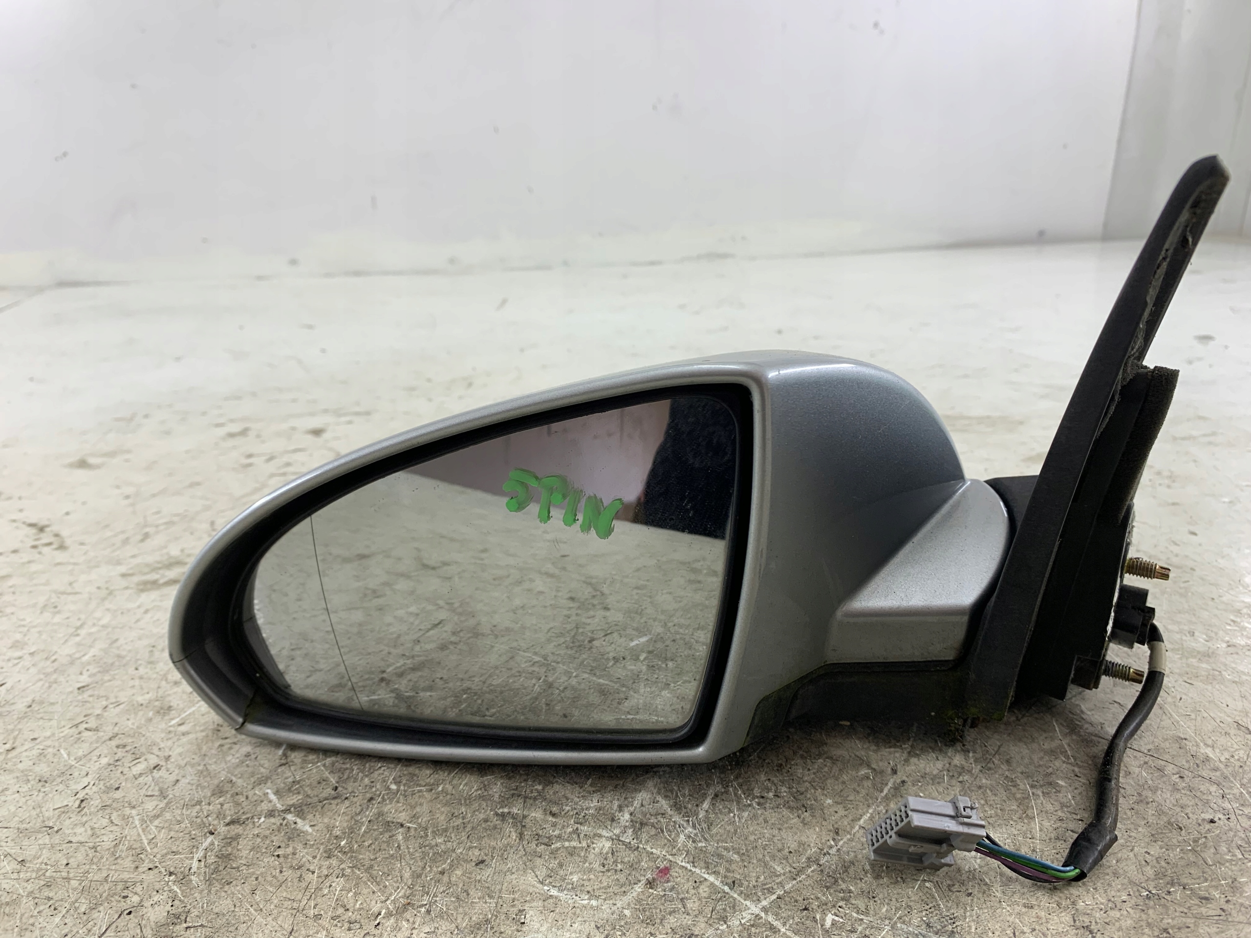 NISSAN PRIMERA P12 mirror left 5 PIN silver