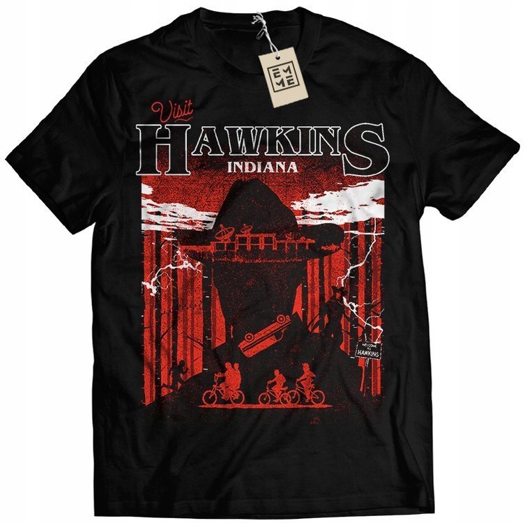 

Koszulka Stranger Things Hawkins Demogorgon XL