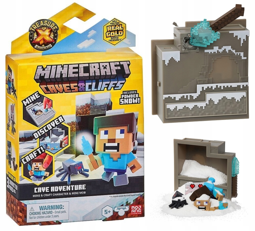 Treasure X Minecraft Caves&Cliffs Cave Adven 12959075704 Allegro.pl