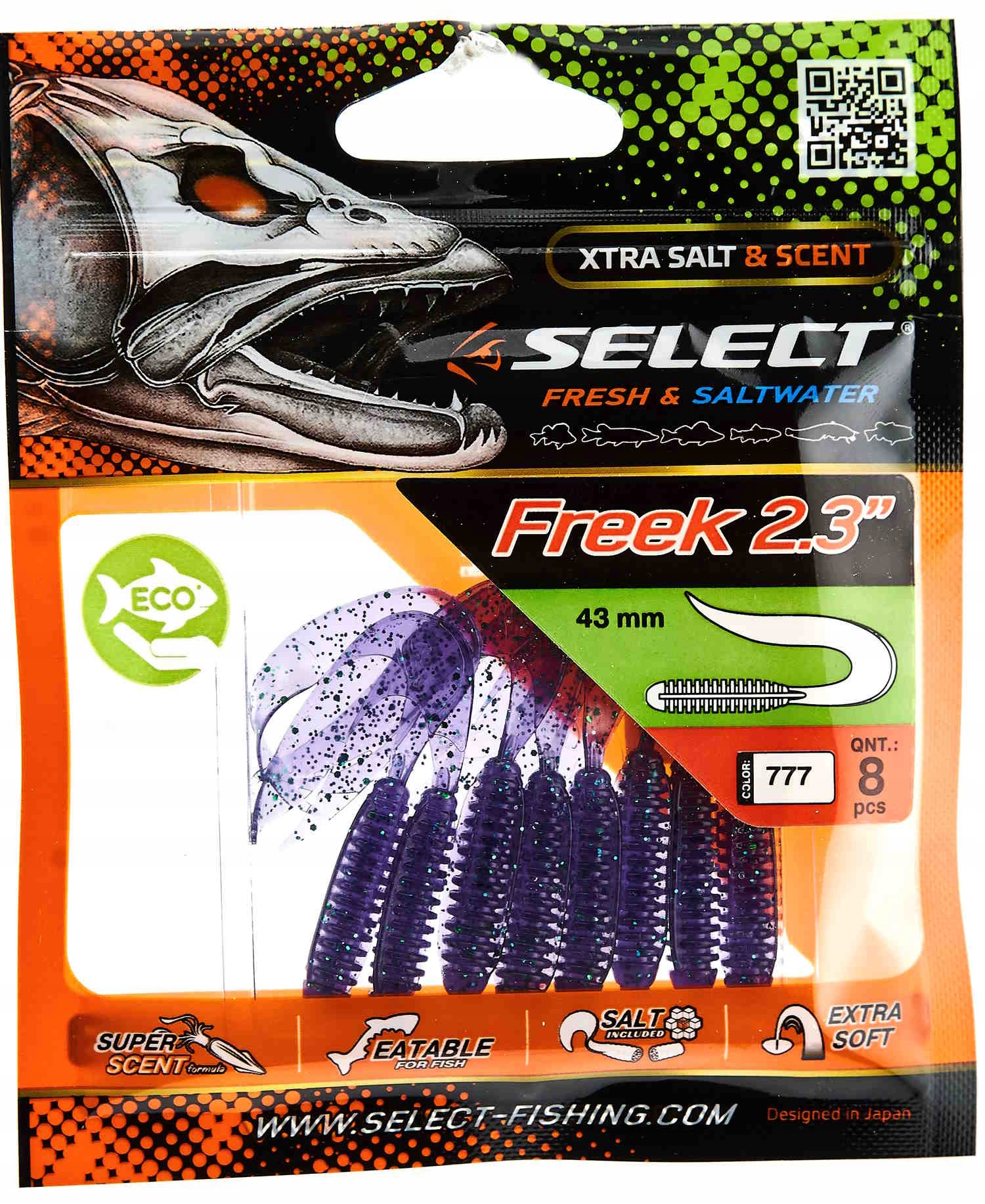 Guma, twister Select Freek 4,3cm - 777 - 4szt. Kod producenta 18703328