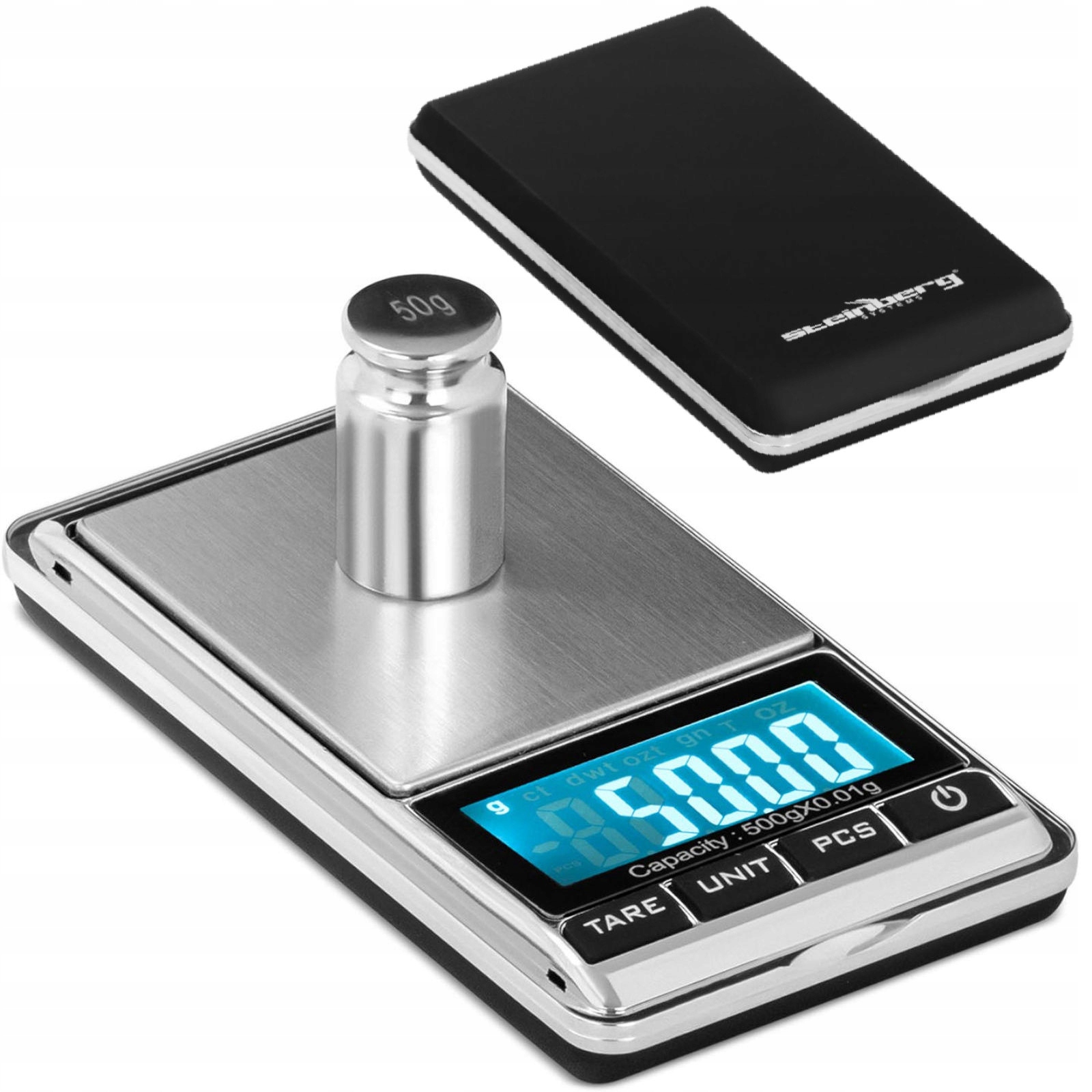 Přesná klenotnická kapesní váha s počítáním kusů LCD 500 g 0.01 g