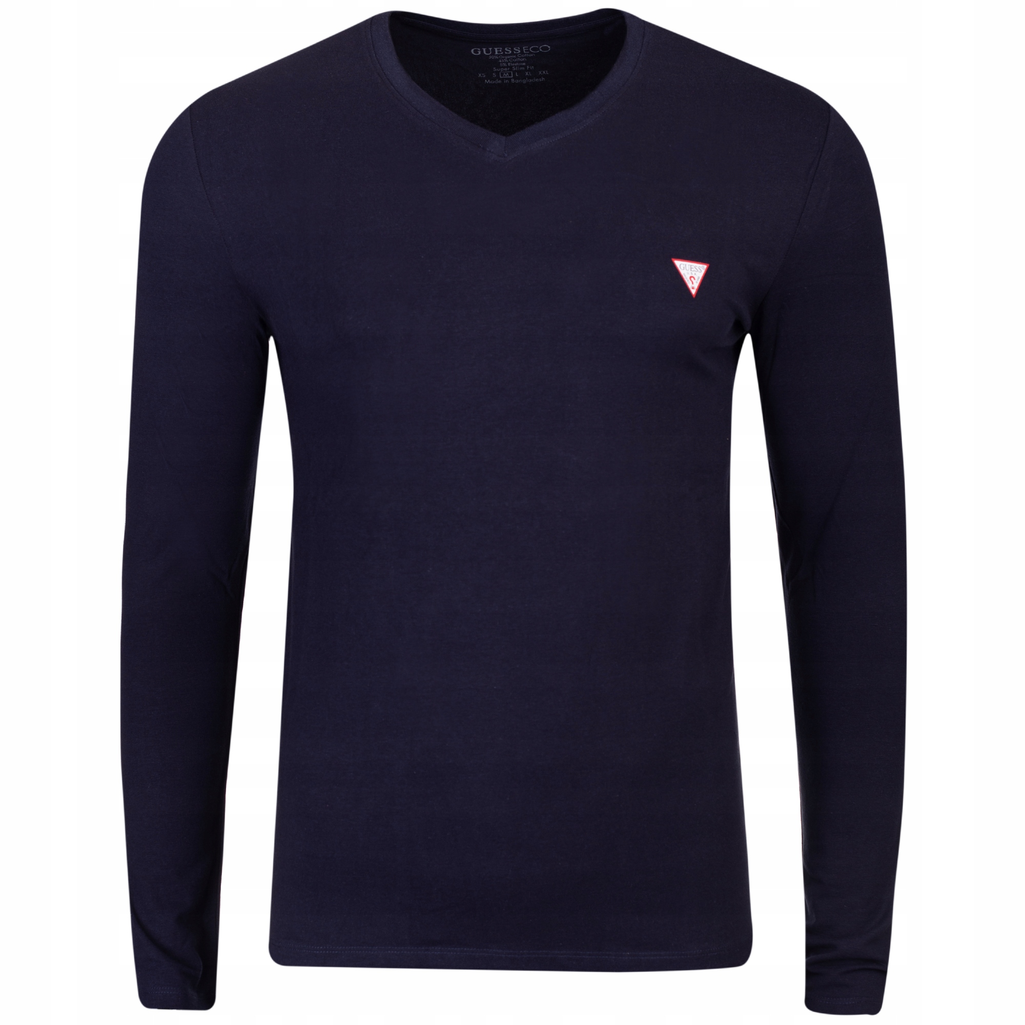 Guess Tričko Longsleeve Tričko Pánské M2YI08 Dárek Tmavě modrá