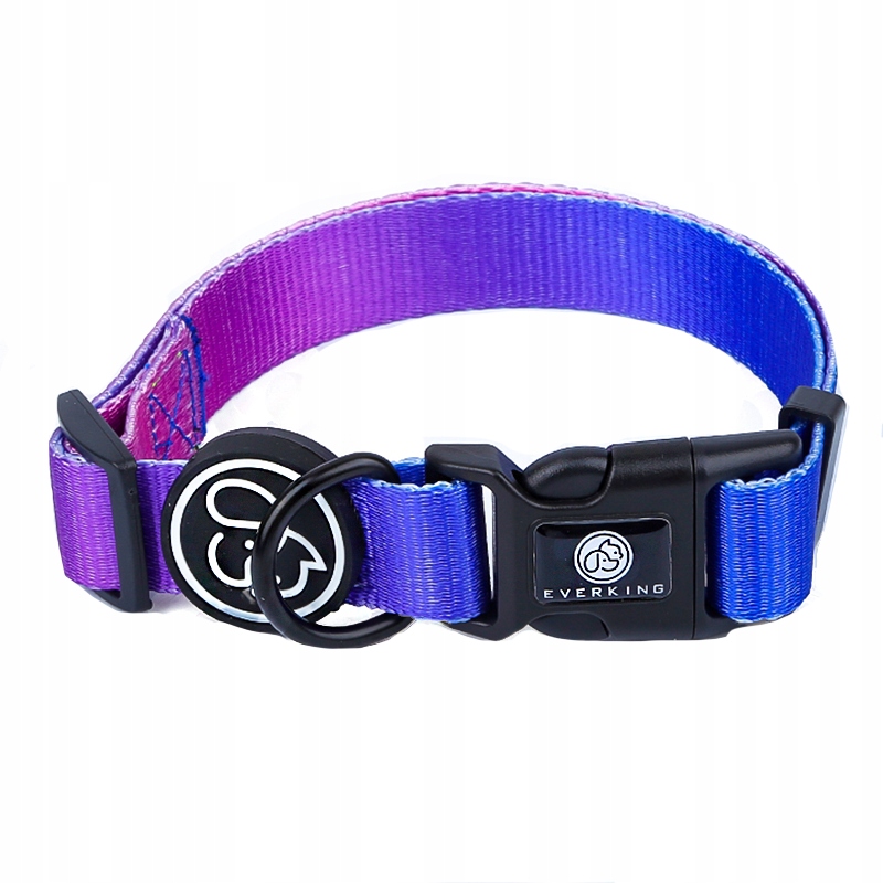 

Obroża Regulowana dla psa Purple Mood M