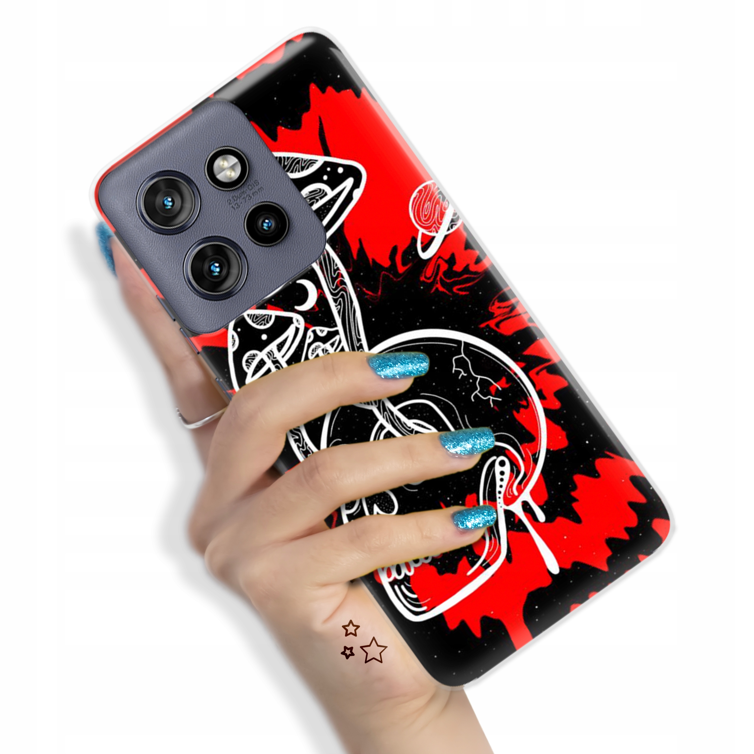 Puzdro pre Motorola Edge 50 Neo Pancerne Toxic Abstrakcia Umenie Dark MIX Wz