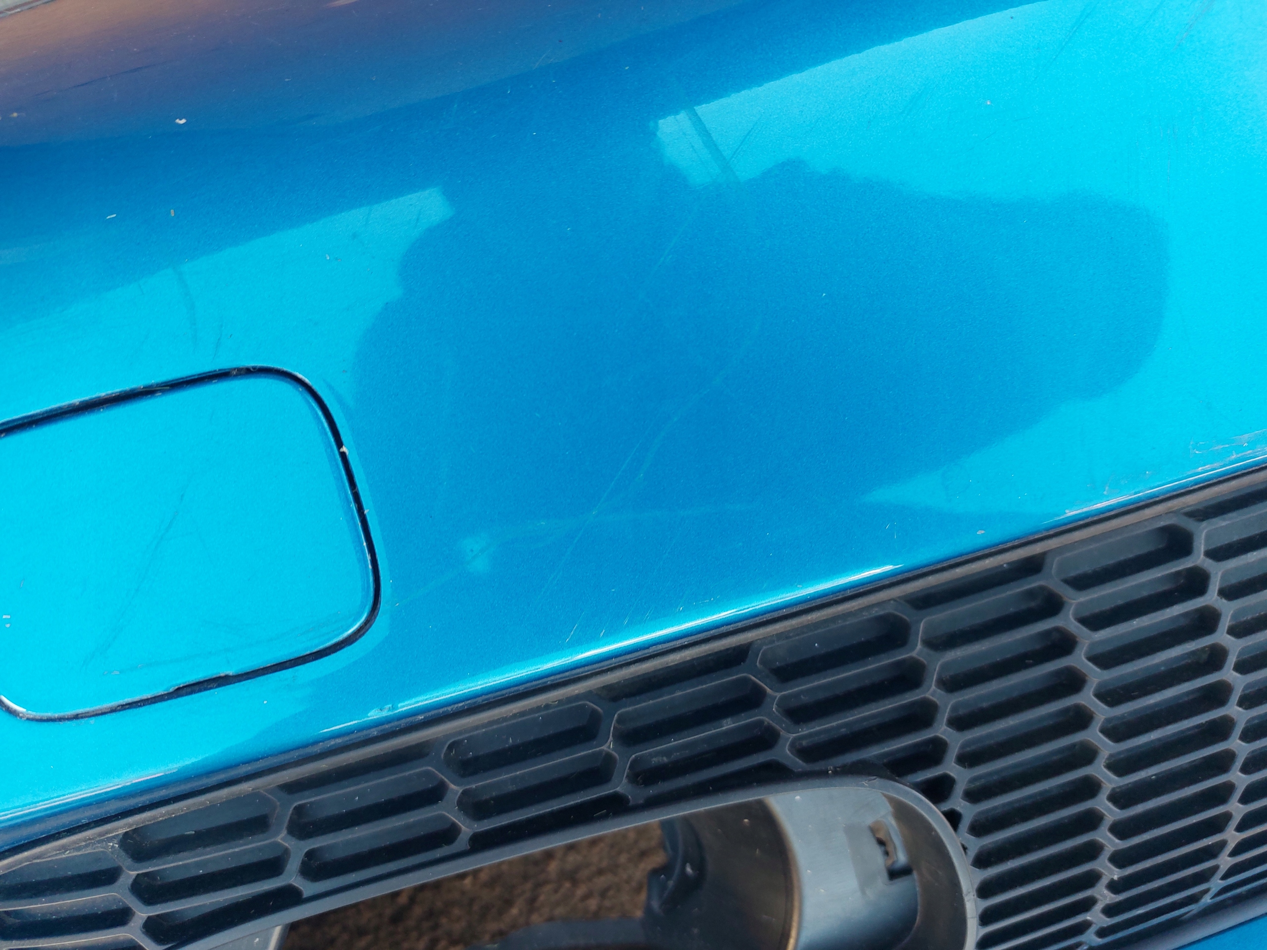 Stoßstange heck MINI COOPER R56 PDC blauer 10r