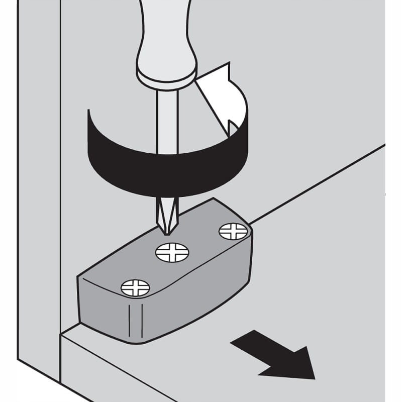 Złącze meblowe łącznik meblowy mimośrodowe Titus Waga produktu z opakowaniem jednostkowym 0.1 kg