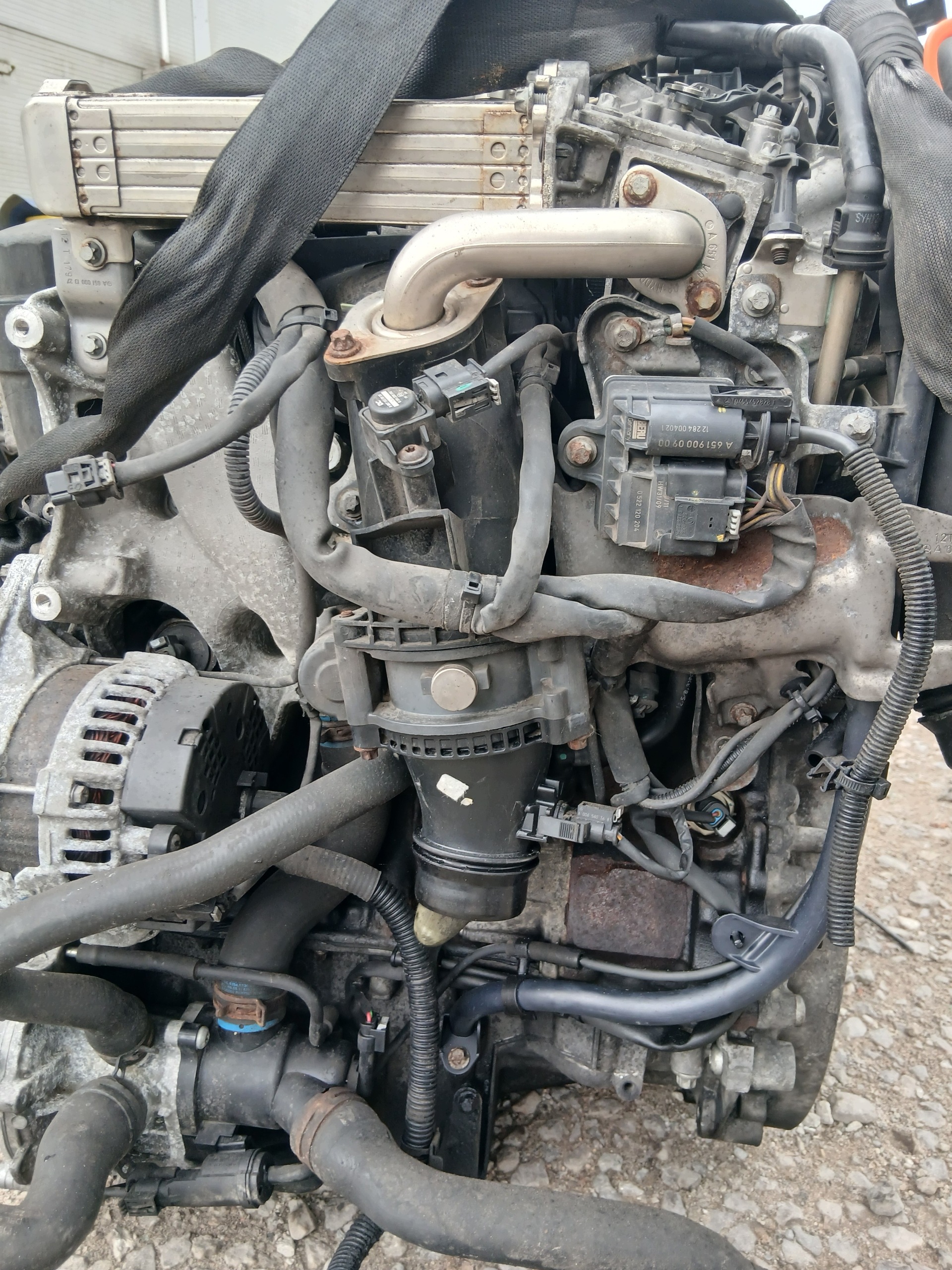 MERCEDES W176 W246 1.8 CDI engine 651.901 651901 complete KPL 199 TYS