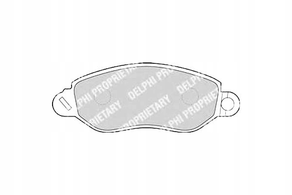 Delphi Komplet Brzdových Destiček Přední Ford Transit 2.0 Asistent řidiče #28