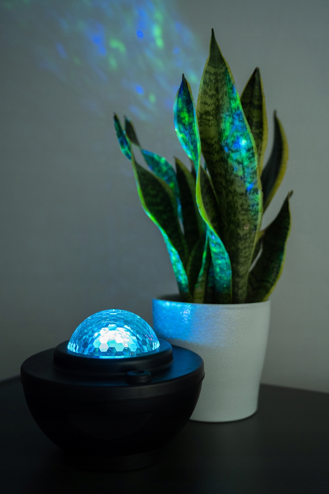 Projektor Gwiazd Lampka Nocna Star LED RGB + Pilot Długość/wysokość 13 cm
