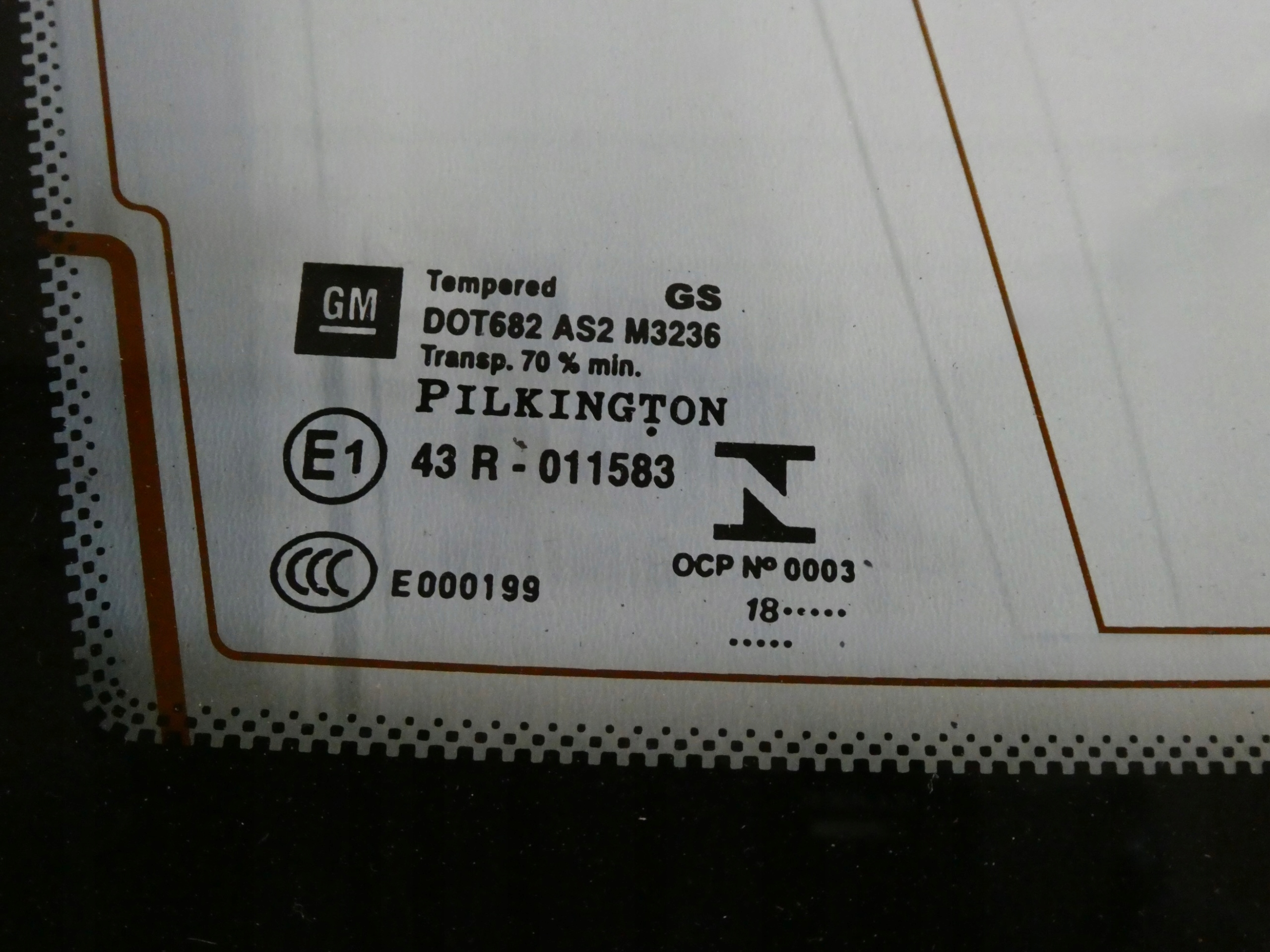 window bodywork 2018 left rear part OPEL ASTRA K KOMBI