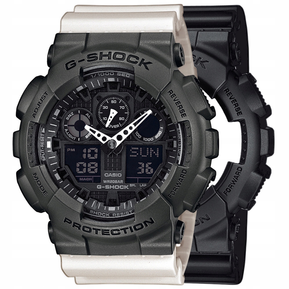 Hodinky Casio G-Shock Set GA-100-1A1ER Bezel 10467795 Řemínek 10395227