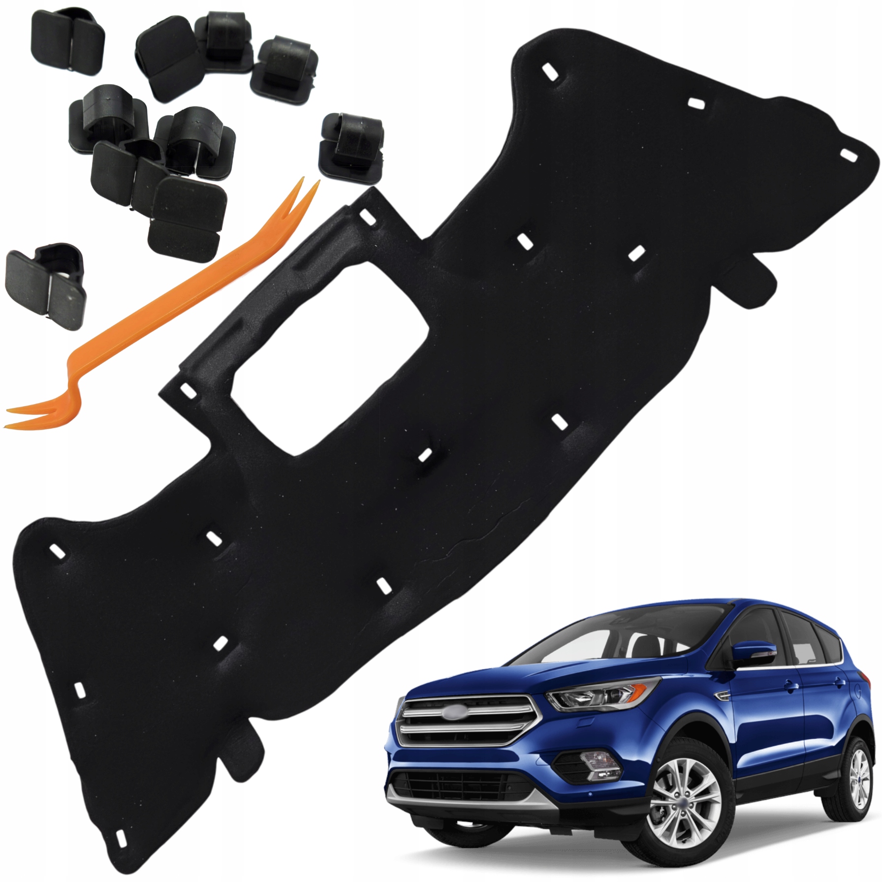 Odhlučnění masky Podbitka Mata Ford Escape 16-19R Stahovač Sponky Hq