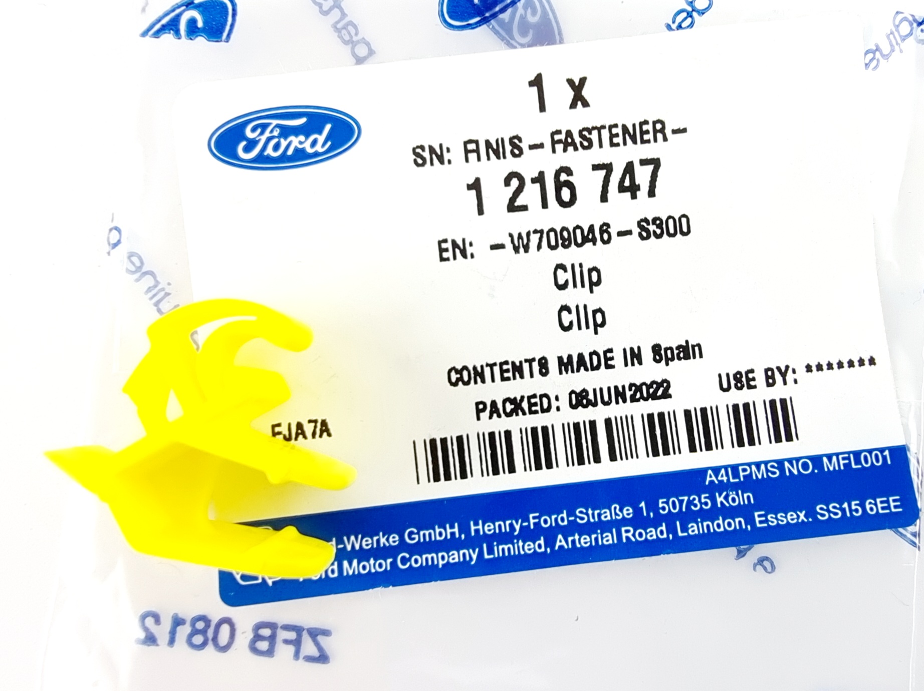 UCHWYT PODPORY MASKI MONDEO 07-14 RANGER 12- Numer katalogowy części 1216747