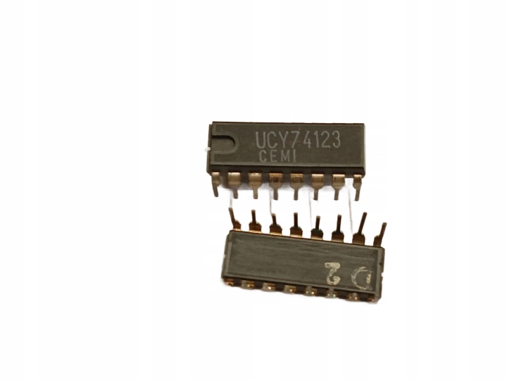 Układ scalony cyfrowy Ucy 74123 DIP16 Cemi 2 sztuki