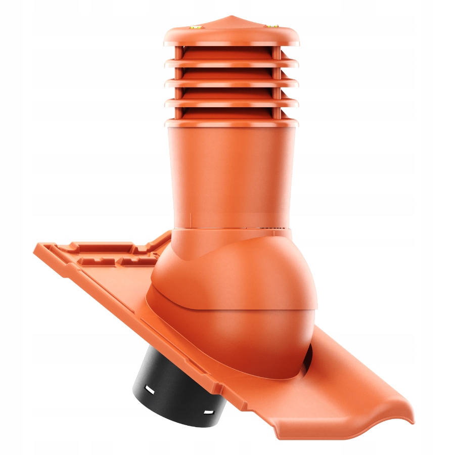 Větrací komín Smart fi150 střešní taška Koramic Alegra 9 Červená