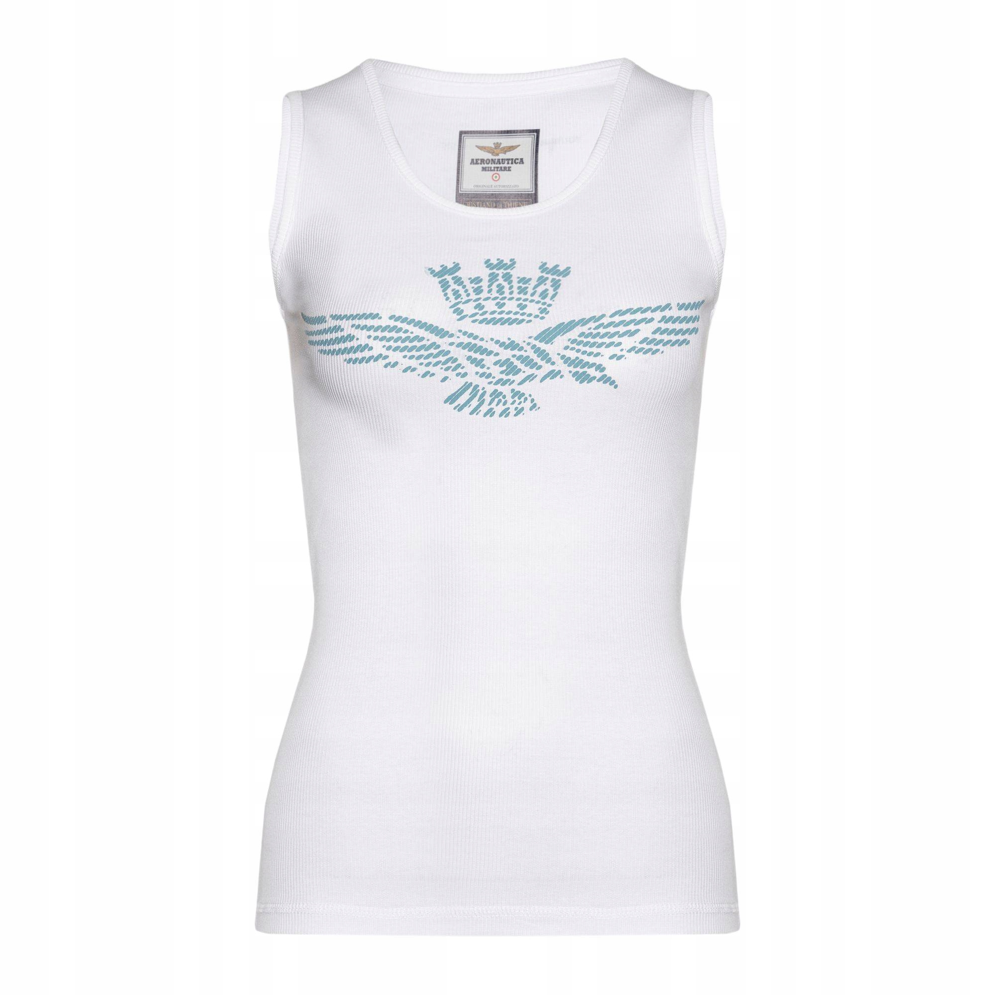 Tank top damski Aeronautica Militare Sport optical white S