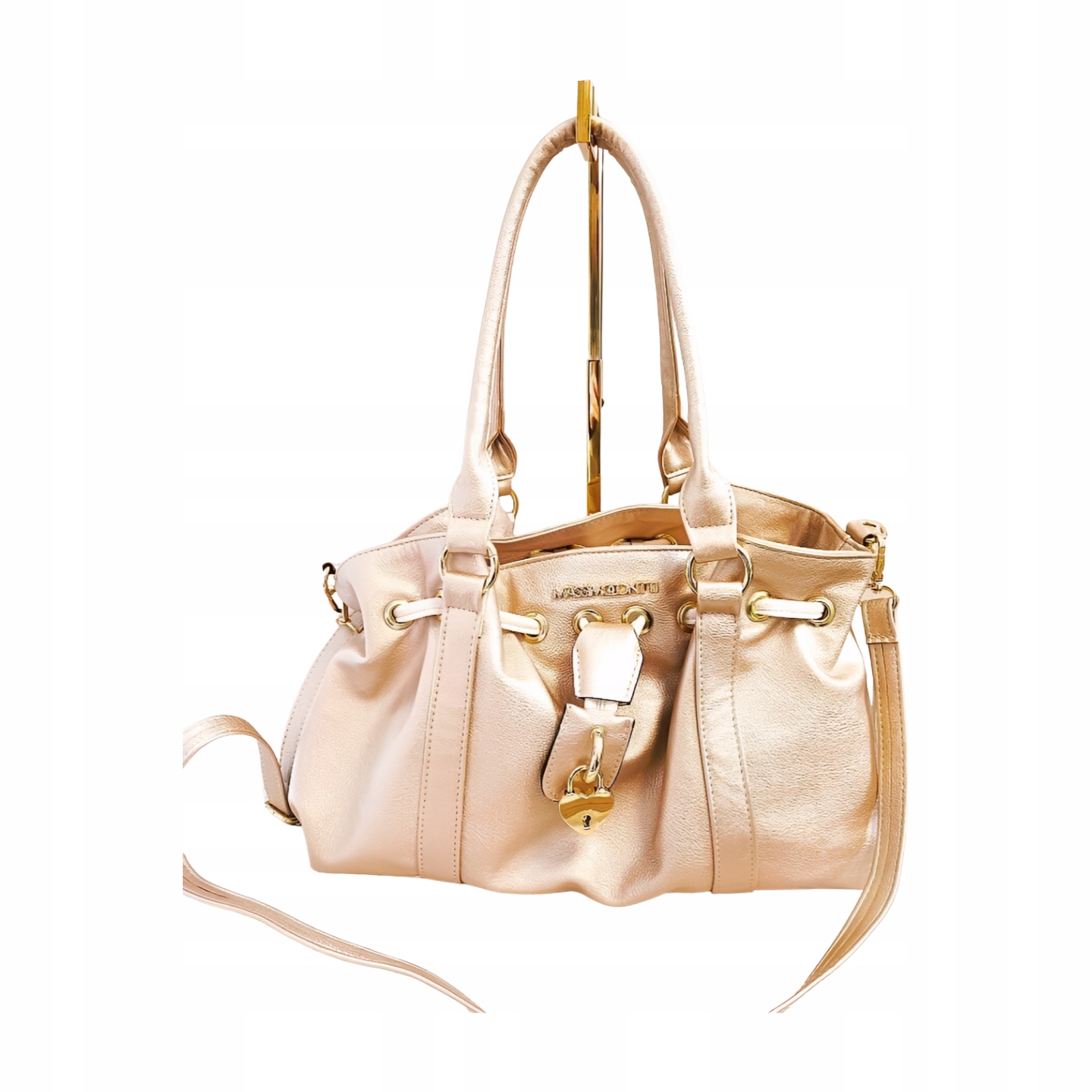 Massimo Contti taška shopper taška zlatá