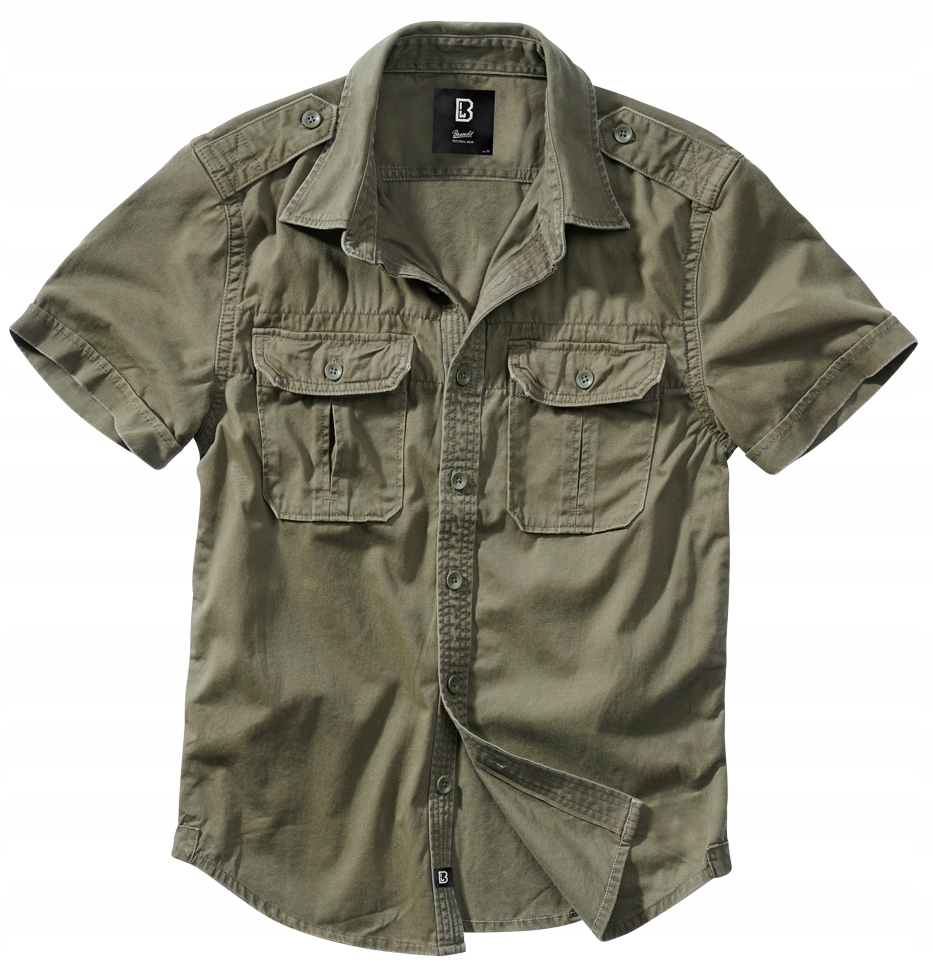 Koszula Brandit Vintage Shirt shortsleeve olive 7XL