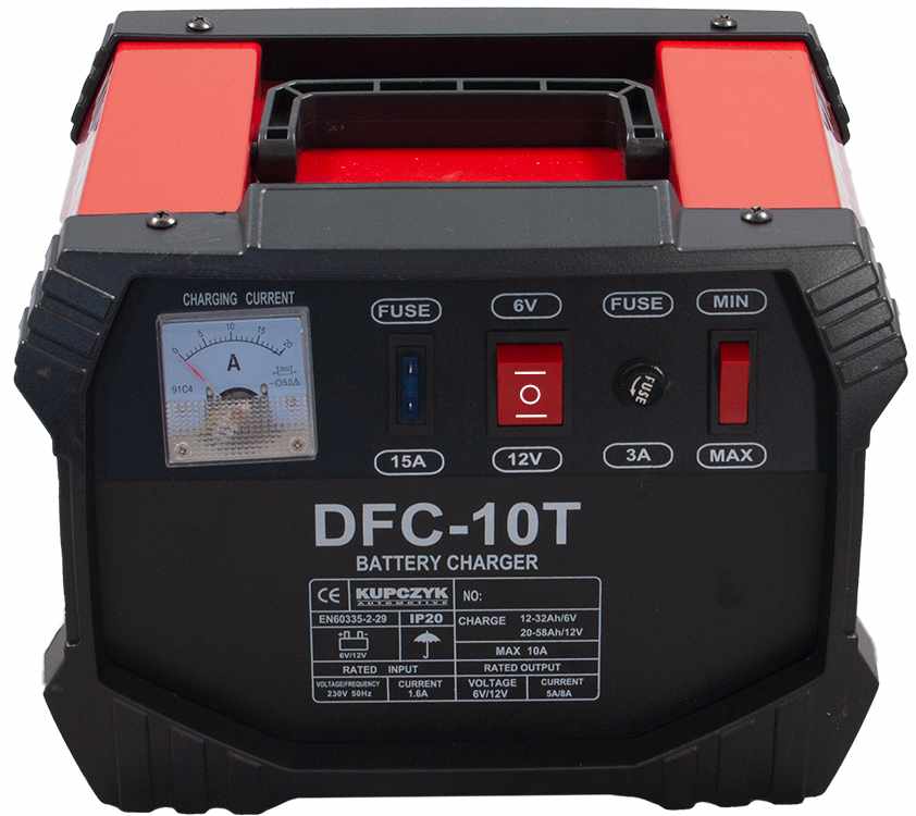 Prostownik do ładowania 6V i 12V DFC-10T Kupczyk