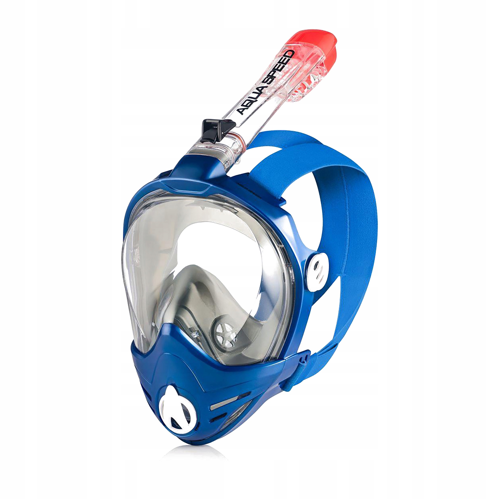 Maska pełnotwarzowa do snorkelingu Aqua-speed Brizo uchwyt do kamery S-m