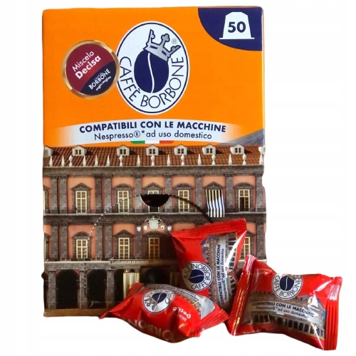 Levně Italské kapsle pro Nespresso, Miscela Decisa 50 Cafe Borbone