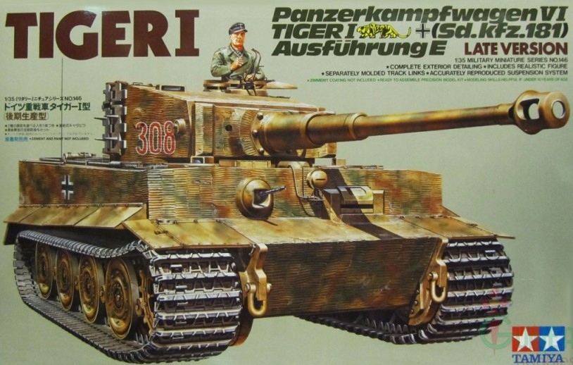 Tamiya 35146 Tiger 1 Late 1/35 model tank Tygr