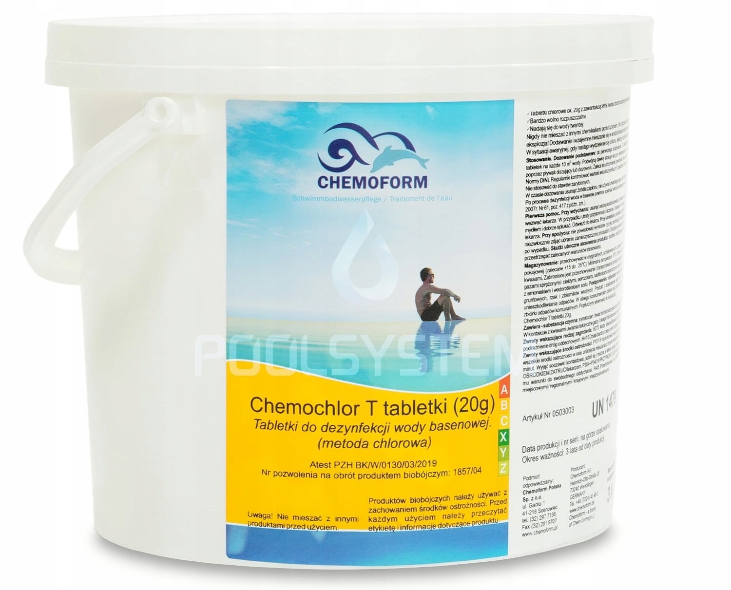 

Chemoform Chemochlor T tabletki chlorowe 20g 3kg
