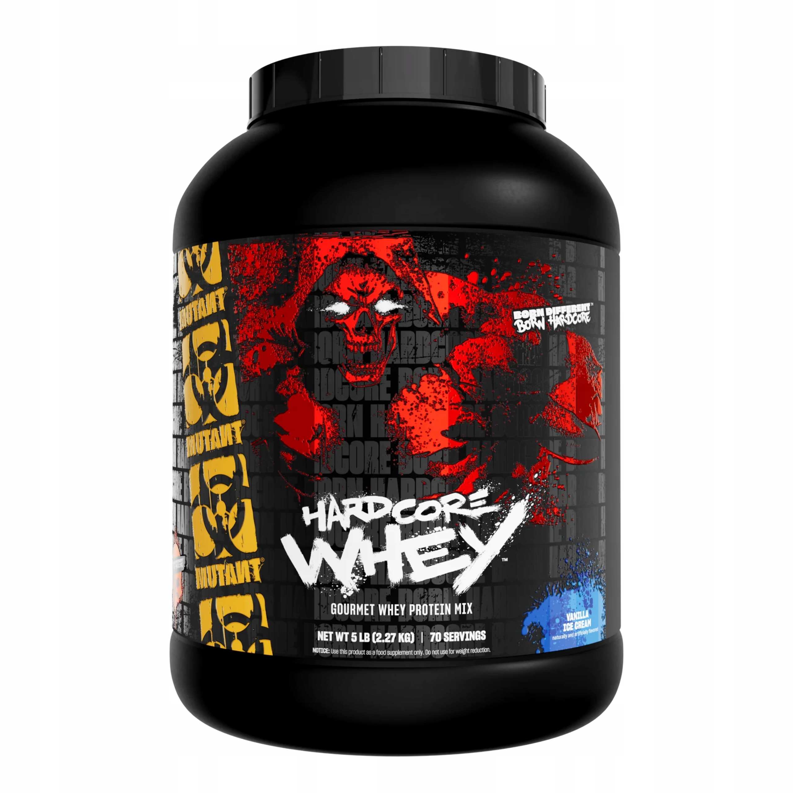 Syrovátkový Protein Mutant Hardcore Whey 2270 g Vanilka Izolát Hydrolyzát