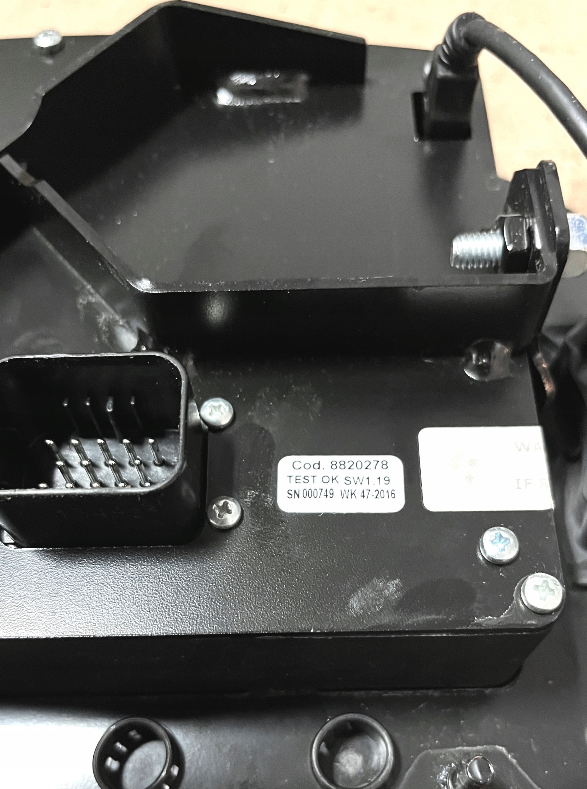 HYSTER 8820278 000749 WK 47-2016 panel display sterujący wózek widłowy Producent części Hyster