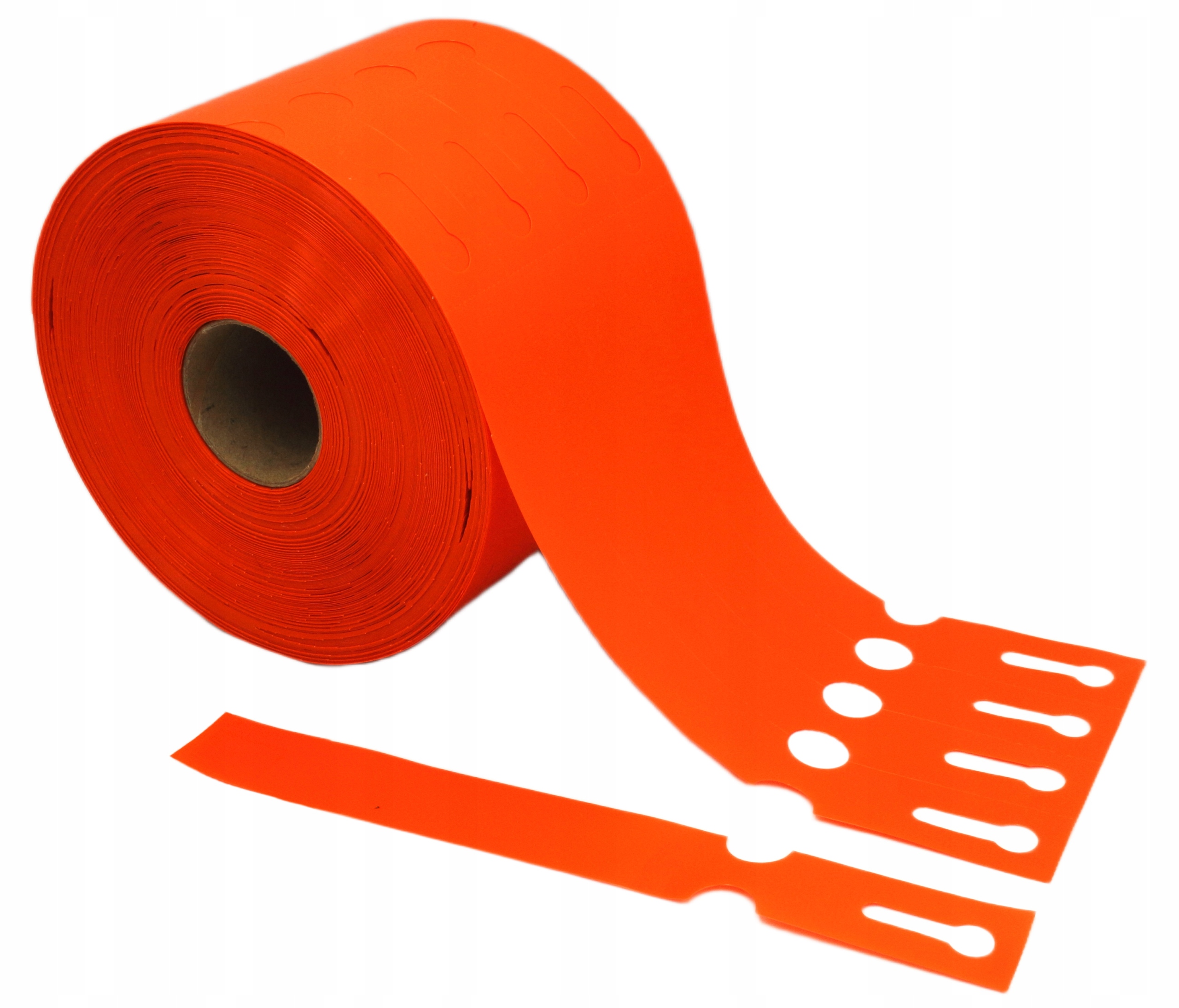 Smyčkové zahradnické/sadové etikety Oranžové 200x25mm(25x200) 2000ks