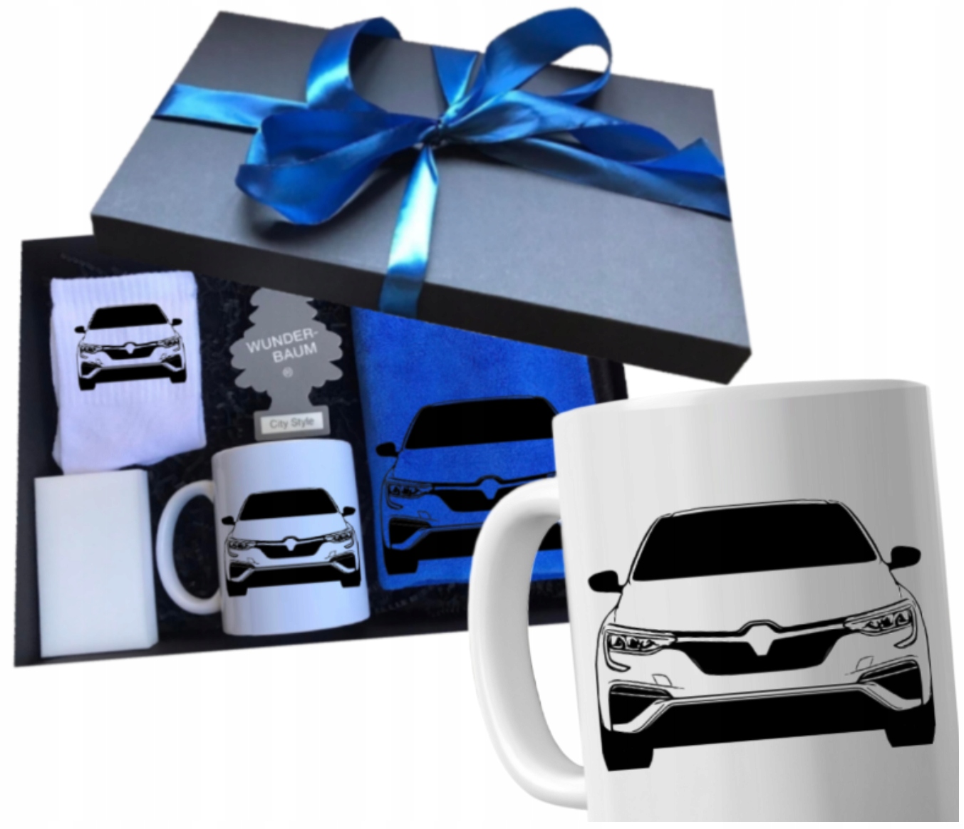 Sada Na Den Otců dárek pro řidiče auta Renault hrnek s doplňky