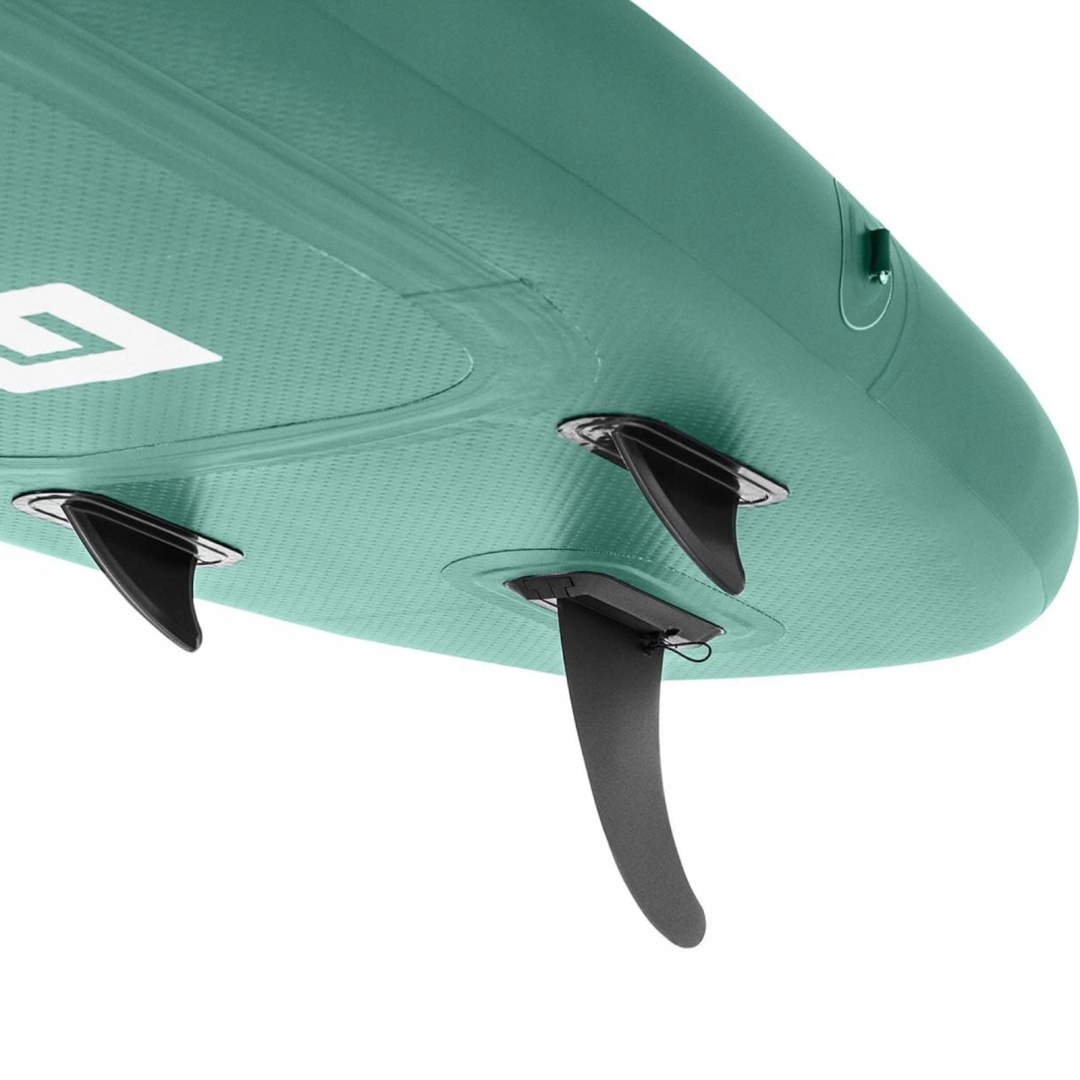 Deska do pływania SUP pompowana dwukomorowa z akcesoriami 125 kg - zielona Kod producenta GR-SPB401DC