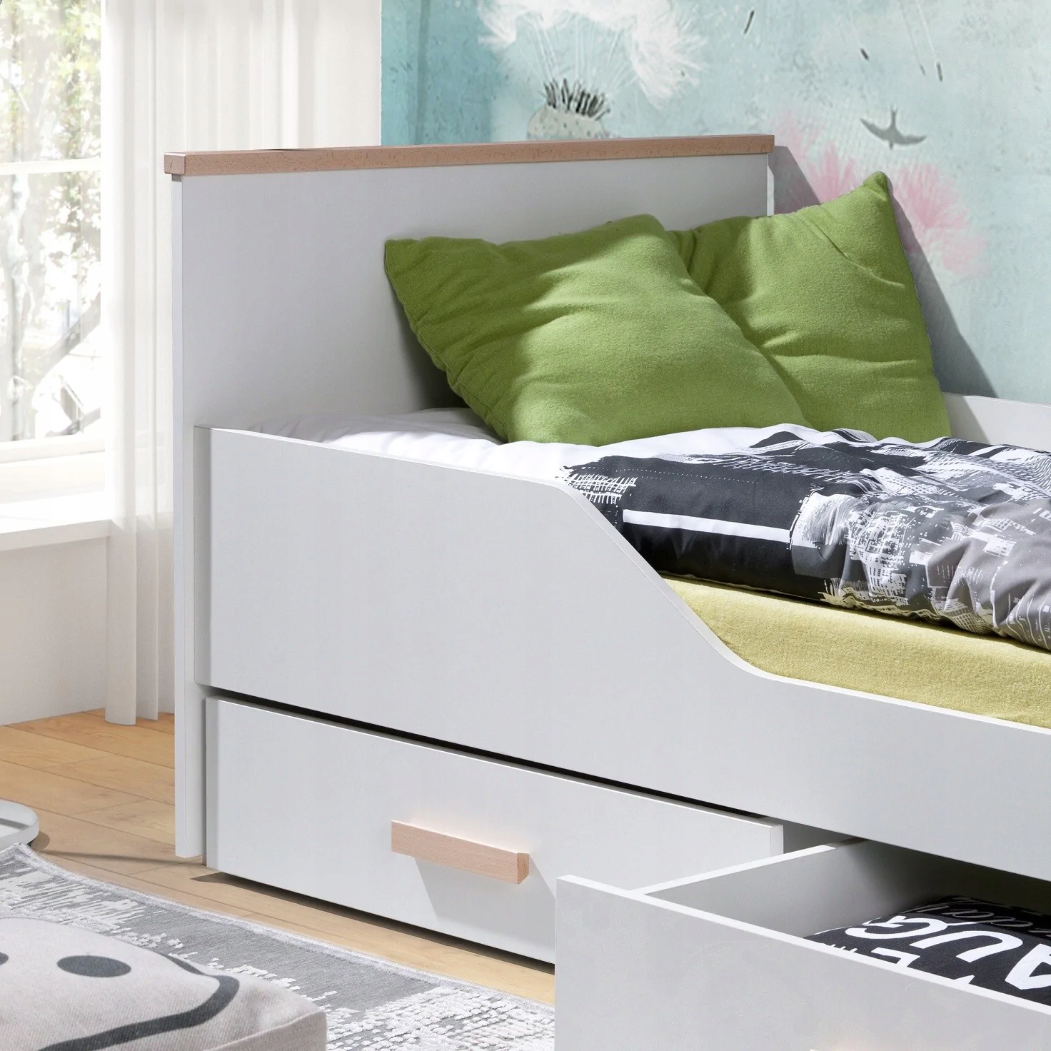 Łóżko dziecięce CAREN MEBLOBED 90x200 Marka inna