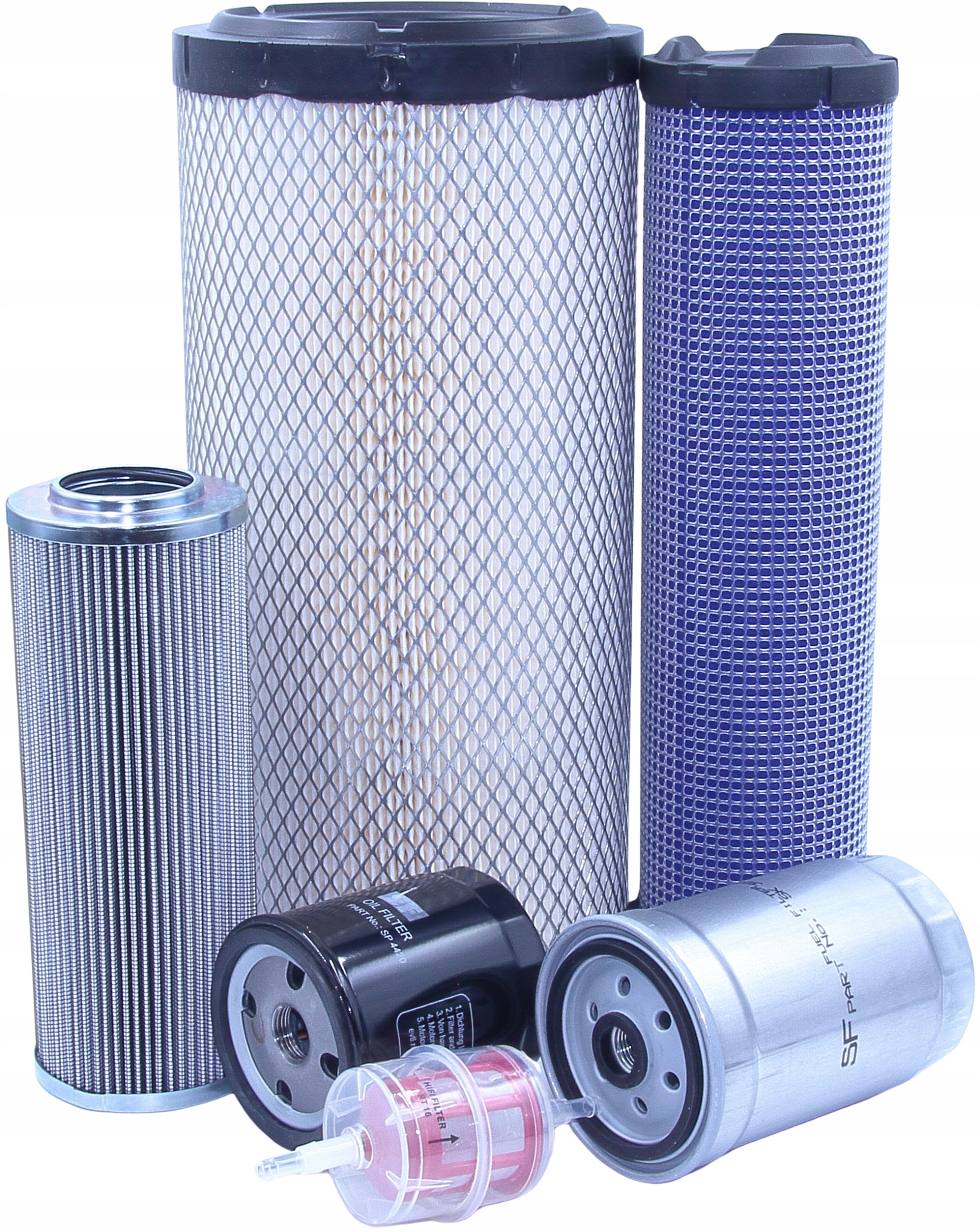 Filtry Bomag BW145 D-3, Bw 145 D-3 válec sada.