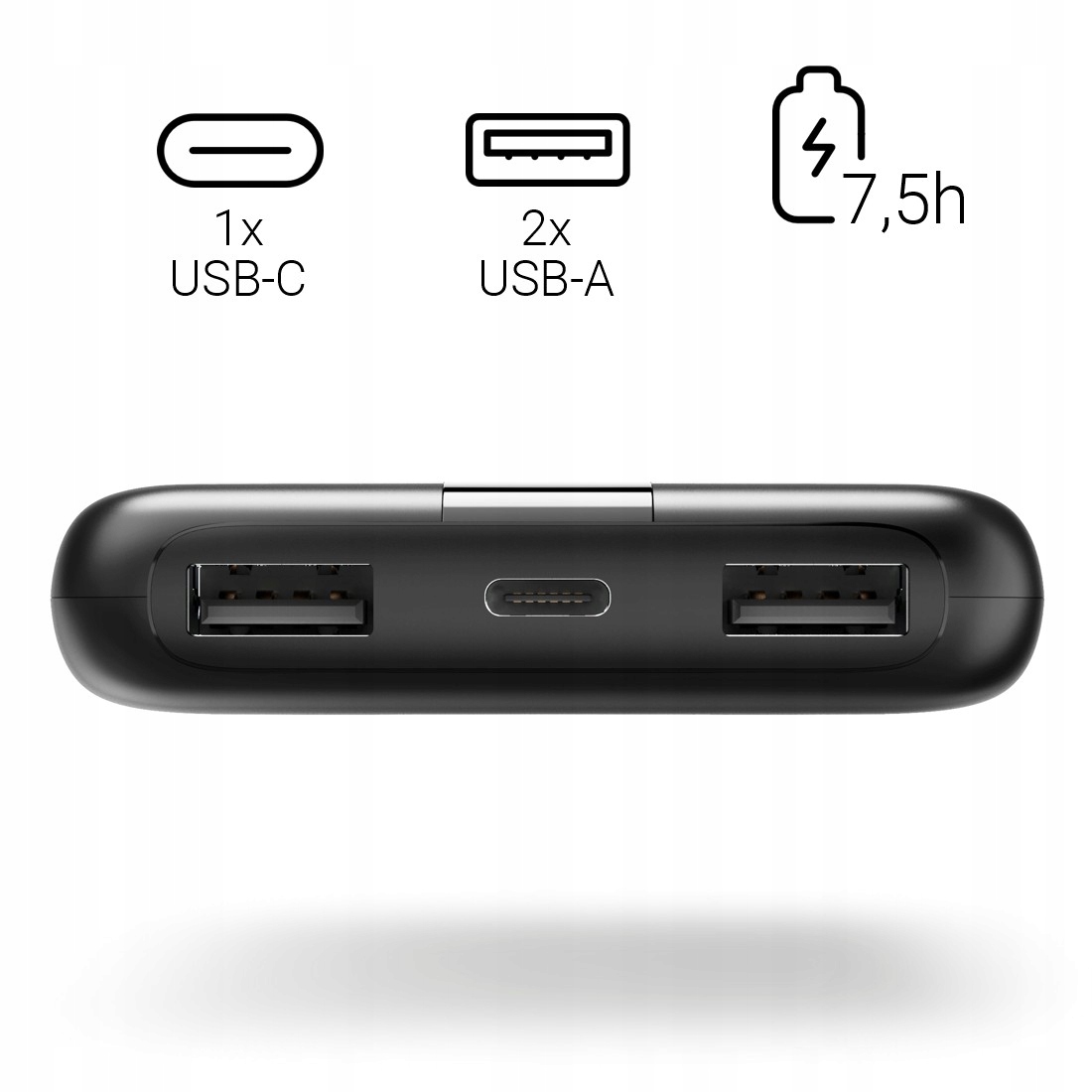 HAMA Powerbank Performance 10000mAh USB C USB A Do Telefonów Tabletów — miniatura 7