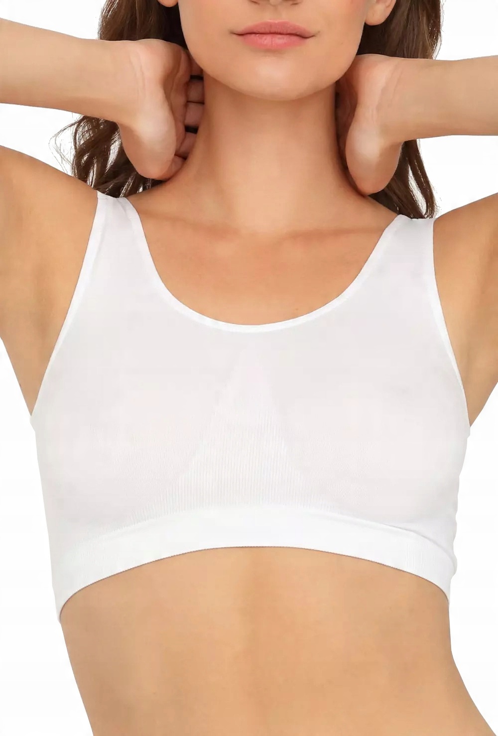 

Biustonosz bezszwowy Gatta Sport Top | Biały | M