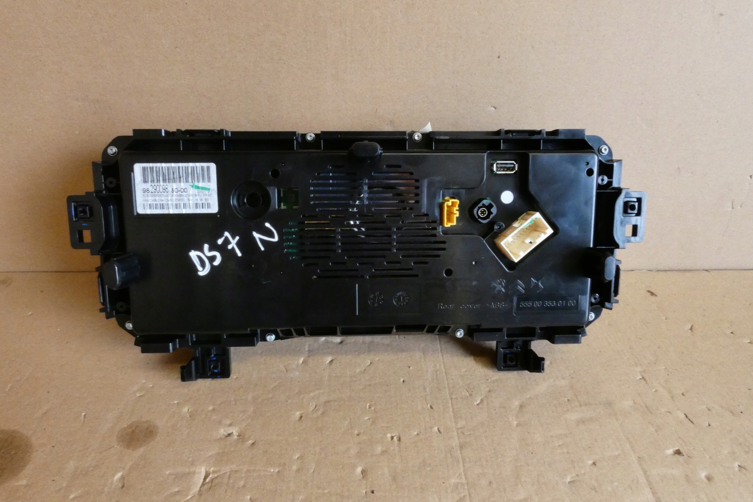dials dials Citroen DS7 9829009880 2019 r