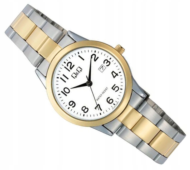 Dámské Klasické Čitelné Hodinky Q&q S Datumovkou A45A-003P Pouzdro 30 mm