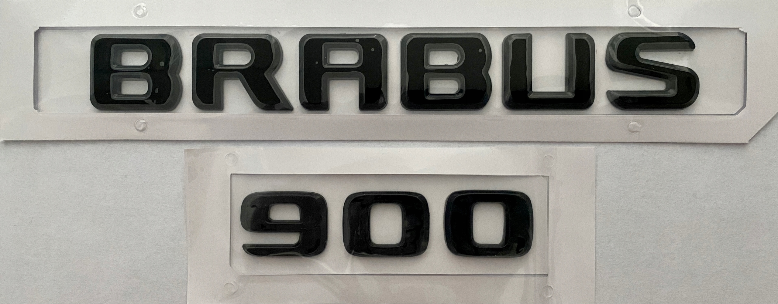 BRABUS 900 emblemat znaczek napis czarny