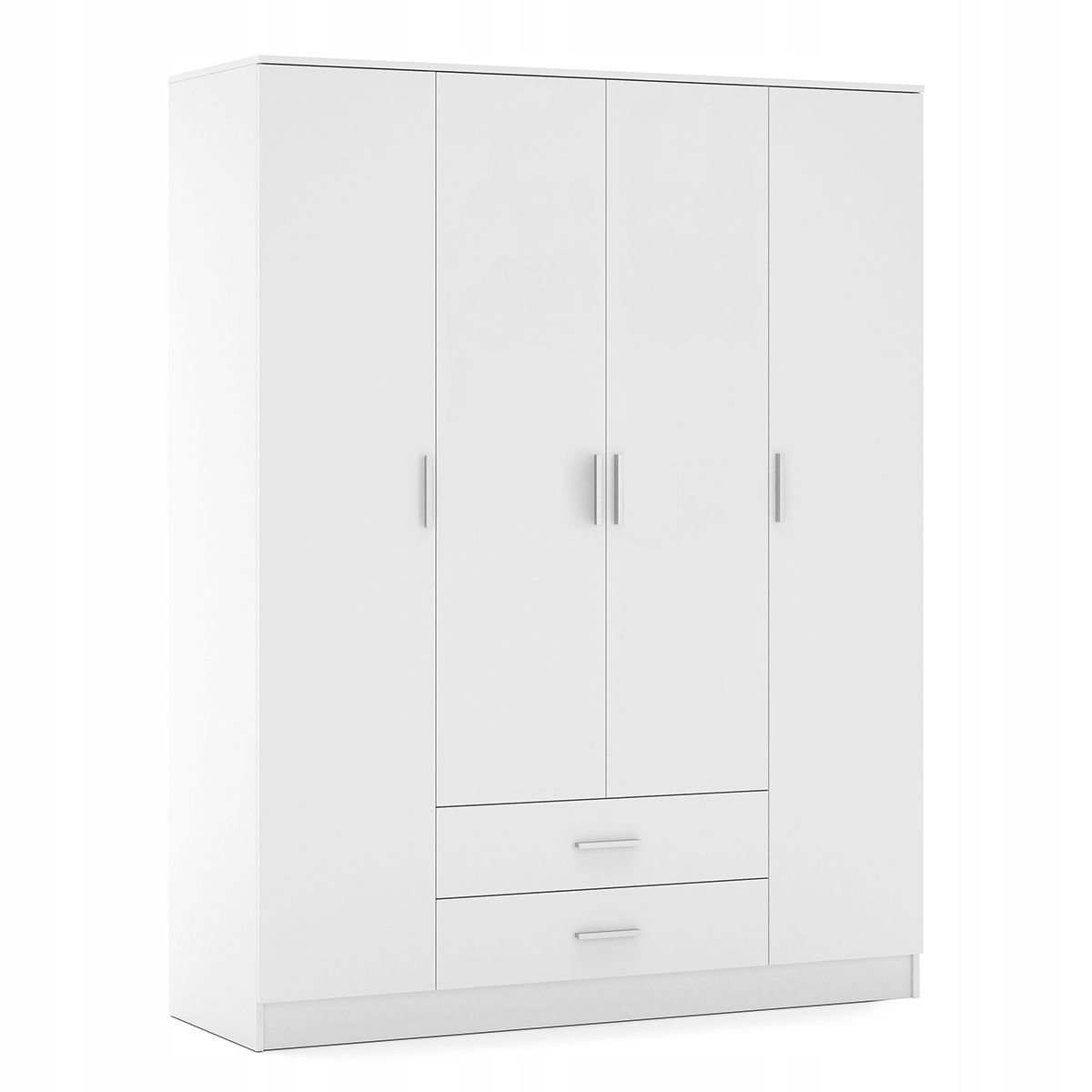 Szafa ROMEK 160 cm biała z lustrem z szufladami Marka Fronti