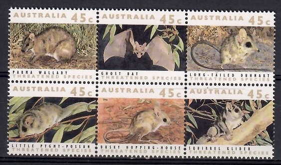 Australia 1992 Mi 1273-1278 Czyste **