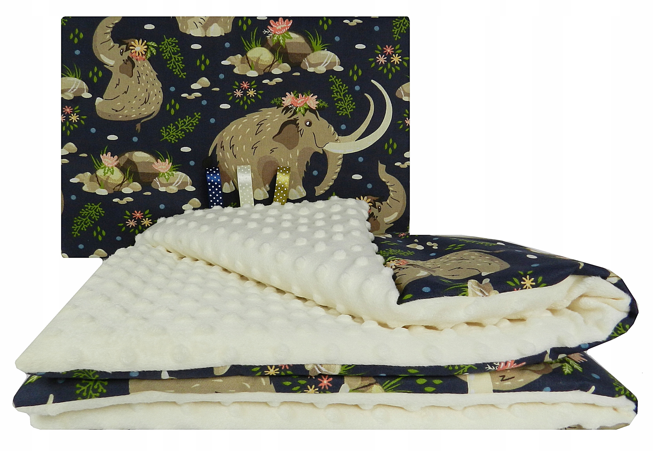 

Komplet Kocyk Minky 75x100 Poduszka Dużo Wzorów!