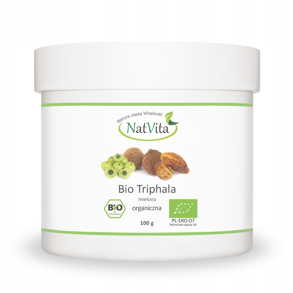 

Triphala Bio mielona 100g NatVita