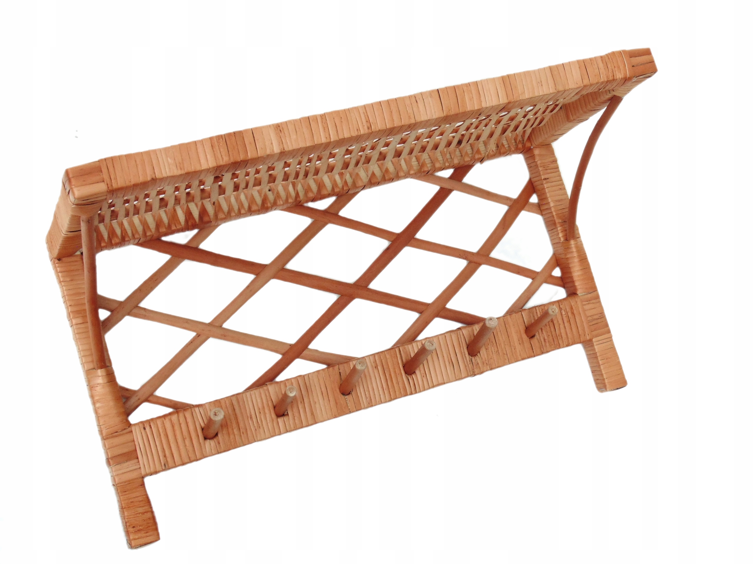 Wieszak Na Ubrania, Wiklinowy, Wiszący szer. 46 cm