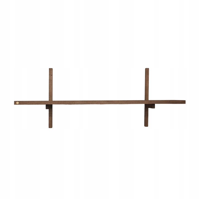Andersen Furniture A-light Nástenná polica 90 cm Tmavý dub