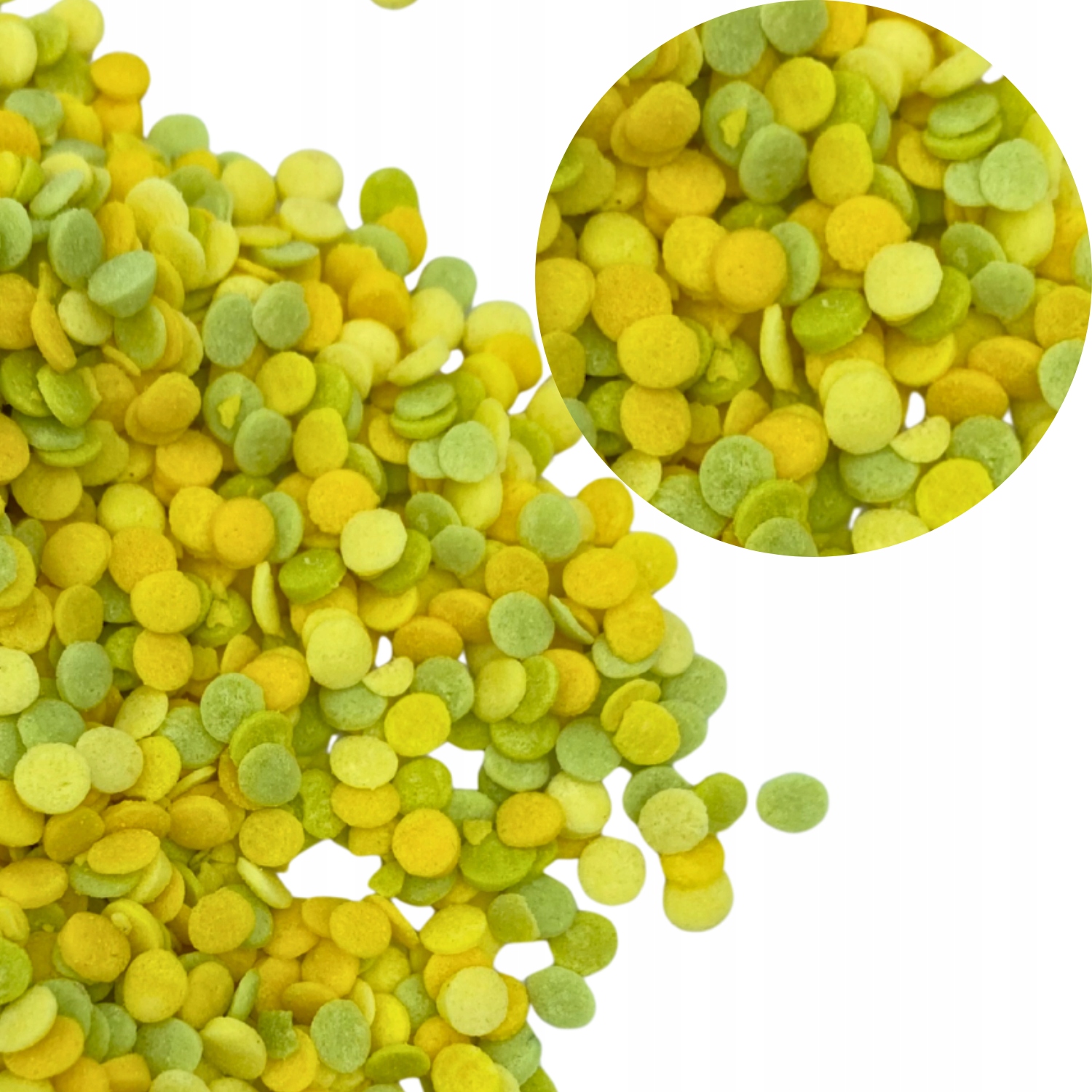 Posypka cukrowa cytrynowo-limonkowa 1kg – Dekoracja do tortów ciast deserów