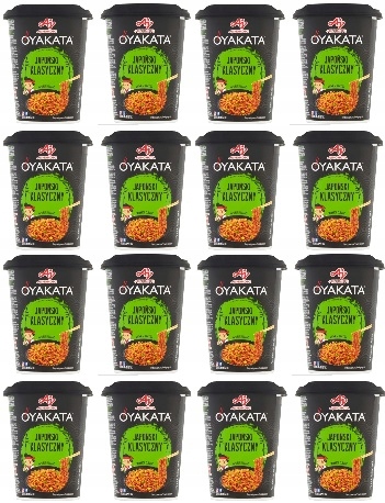 16x 93g Oyakata Japoński klasyczny zupa danie instant Karton