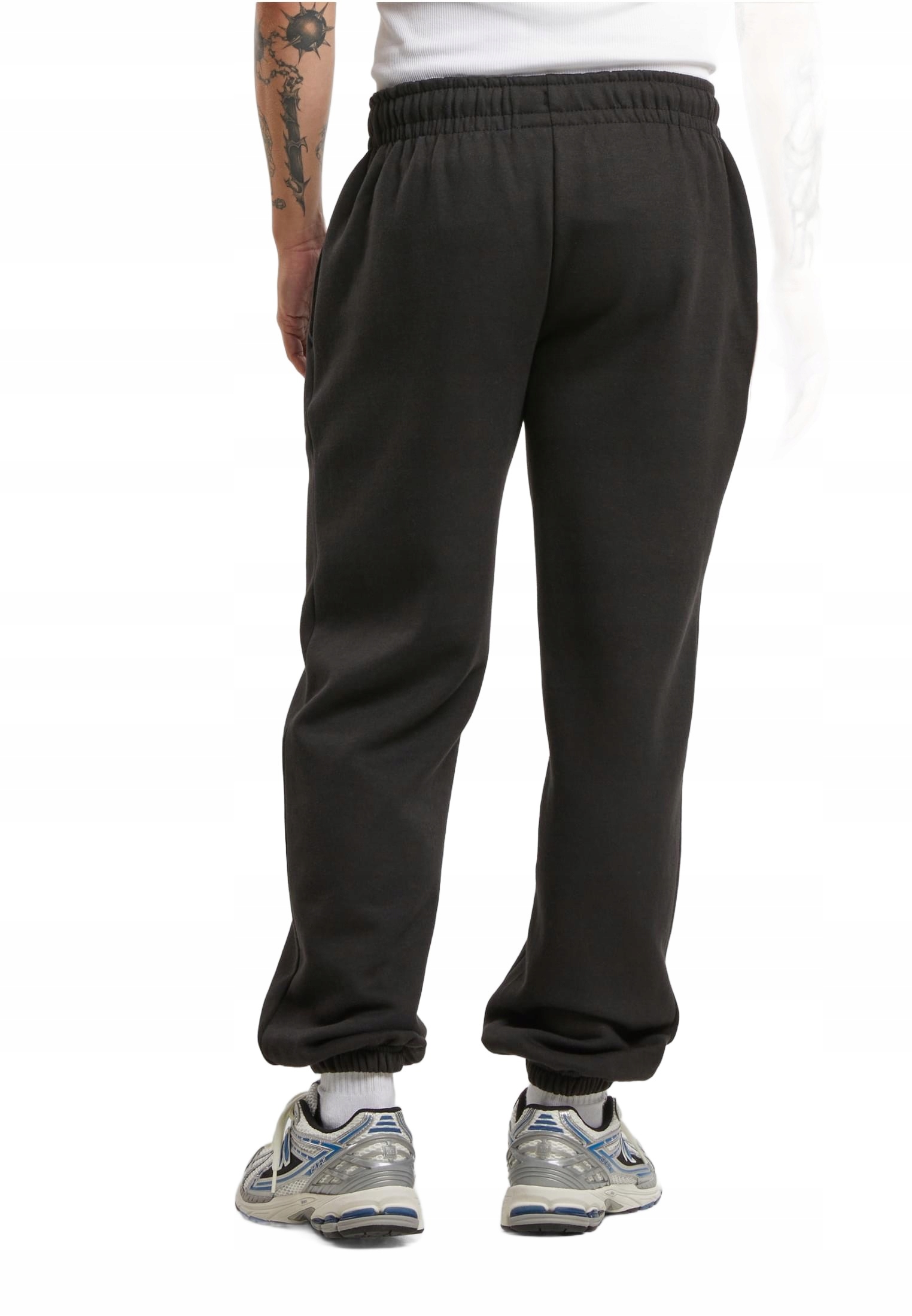 Dresové kalhoty Urban Classics Basic Loose, široké tepláky, černé, velikost XL