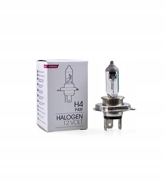 

Żarówka H4 12V 60/55W P43T M-tech 1SZT.